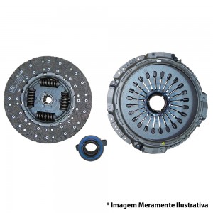 Plato Disco Rolamento Mercedes Benz 710 OM364LA Euro 3 Cambio Eaton 6207 0072507604KR