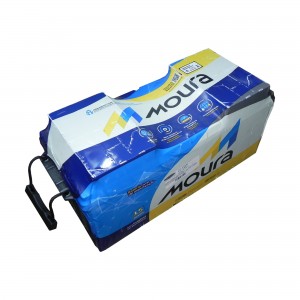Bateria Moura 180 Amperes Log Diesel Polo Invertido M180BE