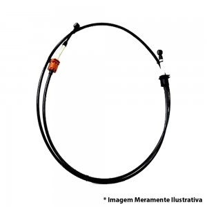 Cabo Alavanca Cambio Volvo FH12 FM12 VM310 VT2214 Olhal Menor 3014mm Preto 414123 21002866
