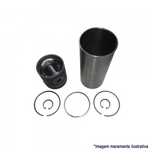 Kit Motor Mercedes Benz OM366LA L1620 1998 Em Diante Std Pistao Anel Camisa K48550000 3900370010