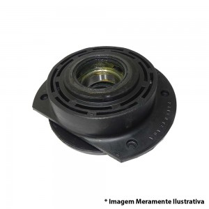 Rolamento Carda Mercedes Benz 40mm Refil Borracha 4 Furos Fixacao Lateral R3056 6884107440