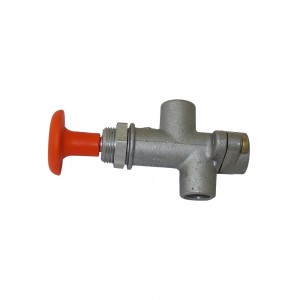Valvula Push Pull Desfrenagem Carreta Botao Laranja Fluair 8594