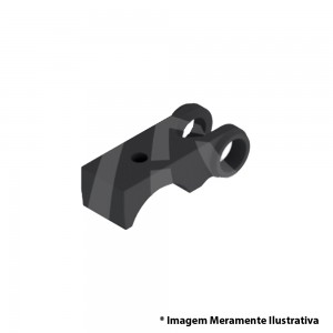 Sapata Mola Carreta Facchini Eixo Redondo Ferro Fundido Com Suporte Tirante 1535 8908