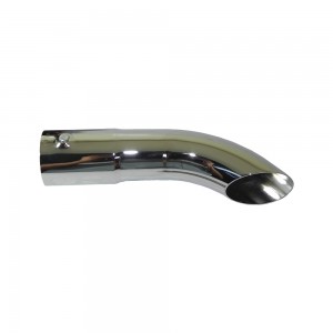 Ponteira Escape Cromada 2 Polegadas e Meia X265MM Curva 9212