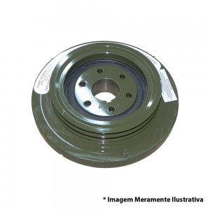 Polia Motor Mercedes Benz OM352A Dupla Anti Vibradora R295P 3520301603
