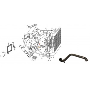 Cano Agua Radiador Sinotruk A7 WG9719530212