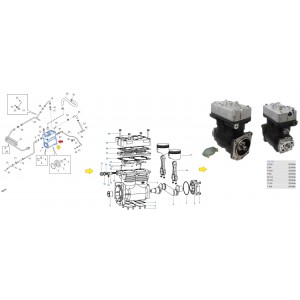 Compressor Ar Scania T R124 S4 P G R124 2 Cil 720cc 1796663