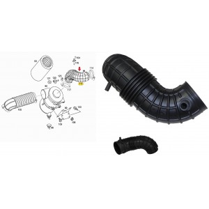 Mangueira Filtro Ar Mercedes Benz LS1634 Turbina Parte Fria 6955280382