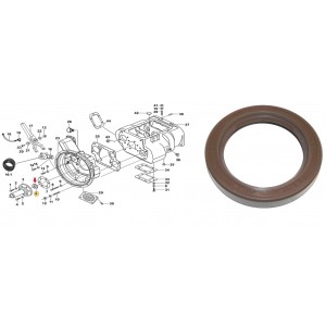 Retentor Eixo Piloto Sinotruk Howo 380 F500A-1802191