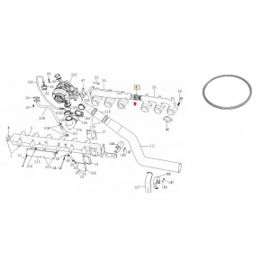 Anel Coletor Escape Sinotruk Howo 380 VG1540110005