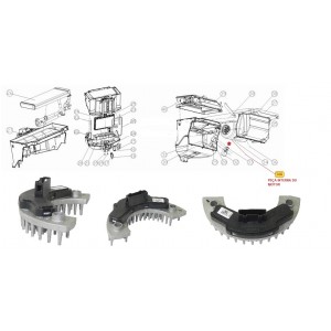 Retificador Ventilacao Forcada Modulo Regulador Velocidade Sinotruk WG1664820018