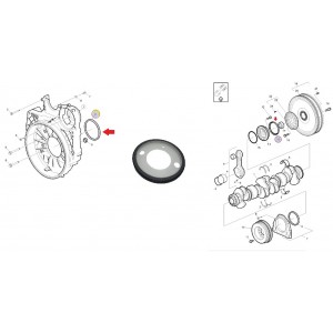 Retentor Virabrequim Traseiro Volvo FH12 D13A 85108352