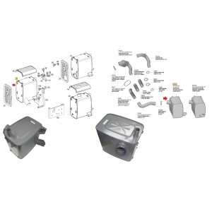 Silencioso Mercedes Axor Actros 2035 2044 2540 9424902701
