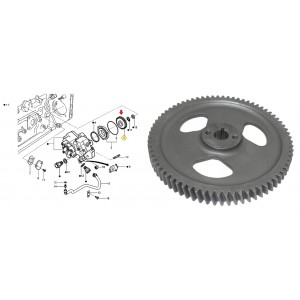 Engrenagem Bomba Injetora Cummins B 814 815 1415 1421 1717 F250 350 4000 F12000 F14000 4932713