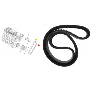 Correia Dupla 2x13x1570mm International 4400 7002437c1