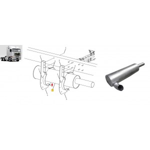 Silencioso International 9800 6x2/6x4 Euro 3 3722211C1