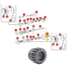 Engrenagem GR 111 112 Solar 10330260 339800G