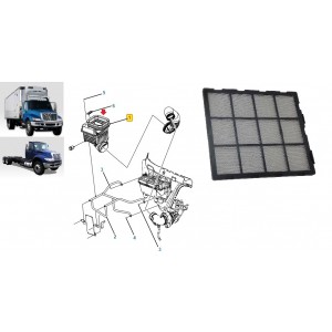 Filtro Ar International 4400 Durastar 2602211c1