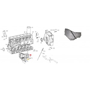Tampa Radiador Oleo Motor Sinotruk Howo 380 VG1540010014A