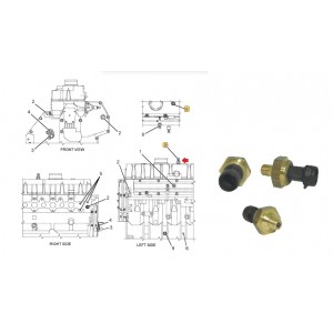 Sensor Pressao Map International 4700 4900 3 Pinos 1840078C1