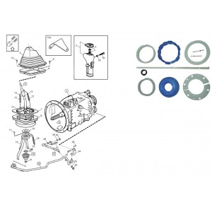 Reparo Junta Esferica Alavanca Cambio Volvo Fh Nh 20366969