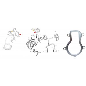 Junta Turbina B Volks Cargo Compativel Iveco Saida 3535001