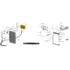 Mangueira Radiador Ford Cargo 2011 Em Diante Reservatorio Ao Radiador 7C458276BA