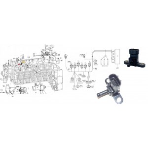 Sensor Pressao Ar Admissao Sinotruk Howo 380 A7 R61540090007