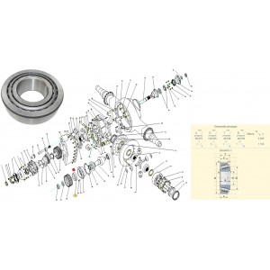 Rolamento Eixo Traseiro Sinotruk Howo 380 H715311-H715341