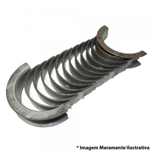 Bronzina Mancal Mercedes Benz OM352A 366 1987 Em Diante 025mm SM48333 3640300145.