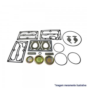 Reparo Compressor Ar Mercedes Benz Axor 2540 OM457 2 Cilindros QA1667