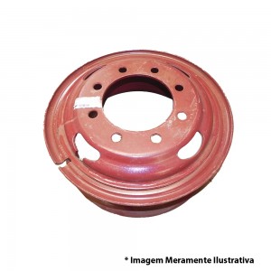 Roda Mercedes Benz 1113 7,00x20 8 8 Furos Conicos Com Friso 21144 3444007202